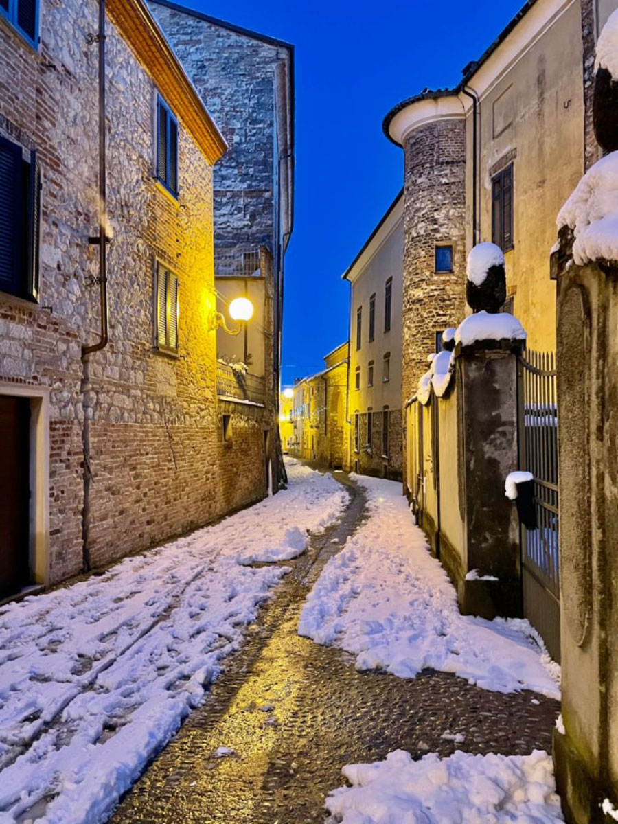 Via centrale di Cella Monte Monferrato