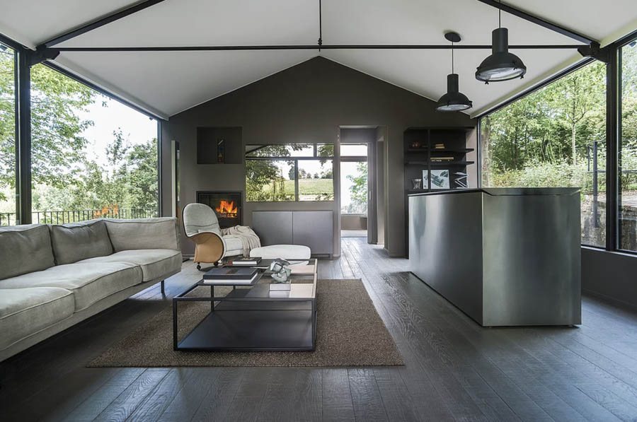 Glass House in Monferrato