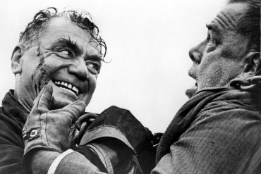 Ernest Borgnine e Lee Marvin in L'imperatore del Nord . Film del 1973 diretto da Robert Aldrich