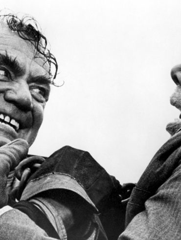 Ernest Borgnine e Lee Marvin in L'imperatore del Nord . Film del 1973 diretto da Robert Aldrich