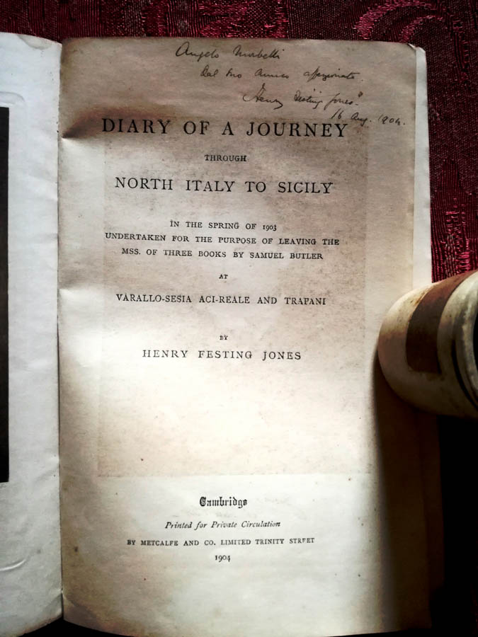 Diary of a journey through North Italy to Sicily in the spring of 1903