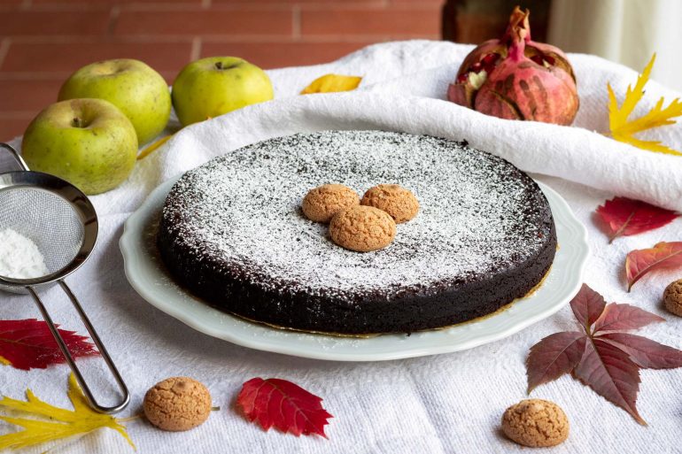 torta nera del Monferrato con le mele Francesca Guglielmero