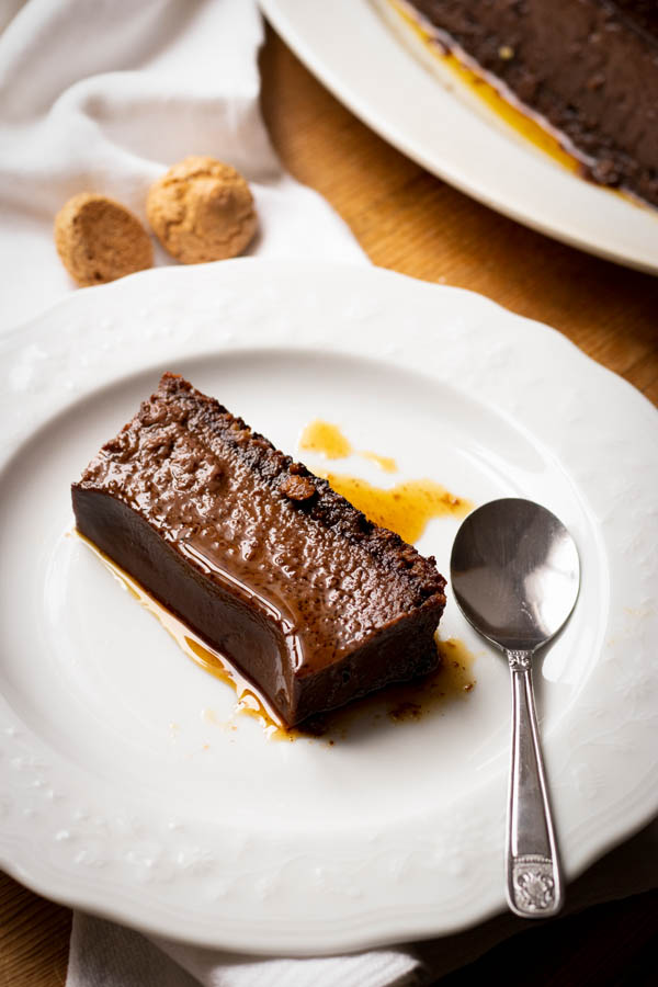 Bonet con cacao e amaretti