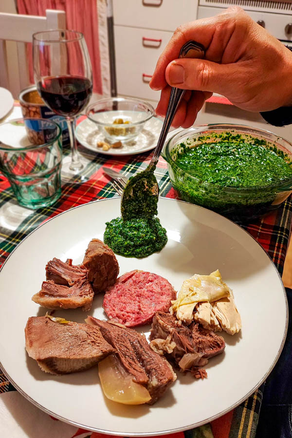 Bollito misto con salsa verde