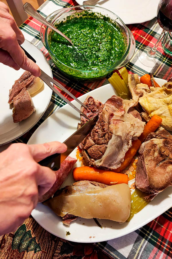 Bollito misto piemontese e salsa verde